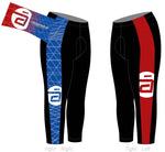 Red, White & Blue Pro Warm-up Zipper Tights